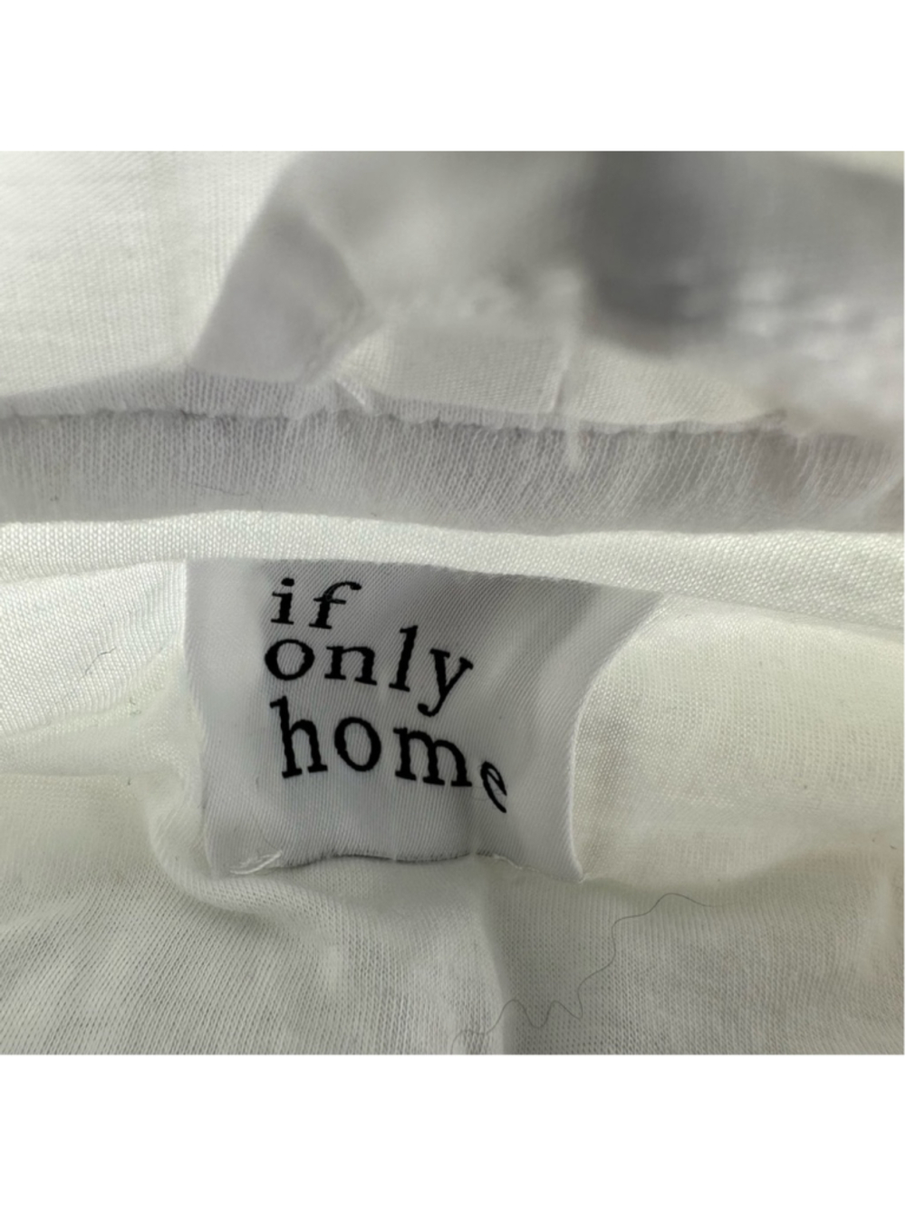If Only Home Duvet Robe White Quilted Robe One Size Pockets - Picture 5 of 13